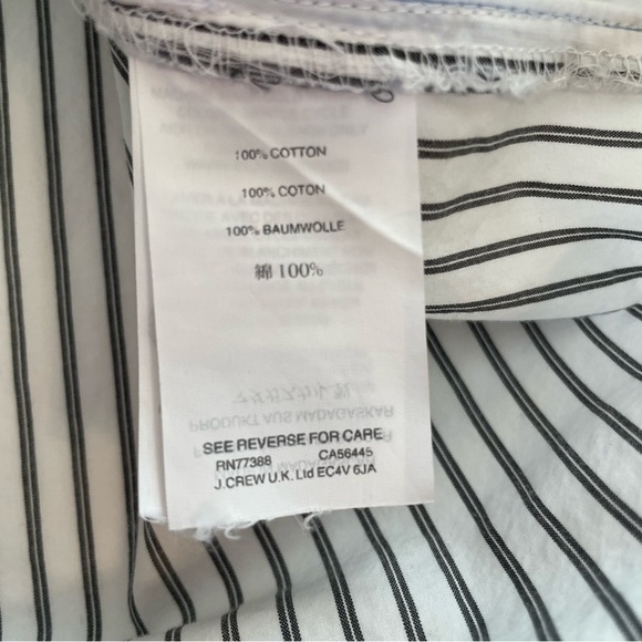 Madewell White and Black Striped Top - Picture 7 of 10